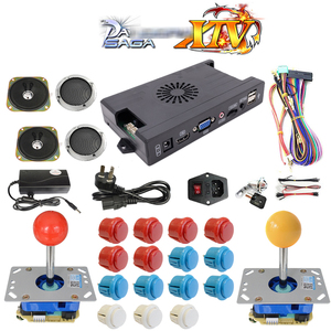 Kit de arcade con joystick de botón LED 14 3390 juegos 3D WiFi familia 2 jugadores kits de consola Arcade - Product Image 6