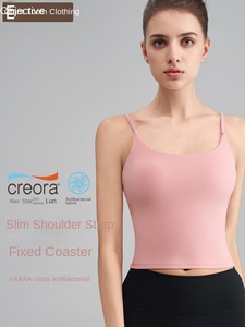 Phụ nữ của mùa hè tập thể dục hàng đầu sức mạnh cao vẻ đẹp trở lại phòng tập thể dục thể thao thoáng khí Khỏa Thân thể thao Đồ Lót bên ngoài yếm Yoga áo ngực - Product Image 6