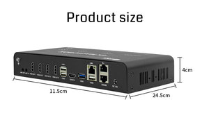 Процессор управления Bitvisus RS232/RS485/TTL, поддержка 1x4 2x2 Профессиональный 4K видеонастенный процессор - Product Image 5