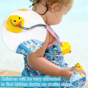 Duck <strong>Tag</strong> Cruise Kits Ducks <strong>Tag</strong> with Hole Rubber Ducks for Cruise Ships and <strong>Elastic</strong> Bungee Shock Cords Stretch <strong>String</strong> - Product Image 3