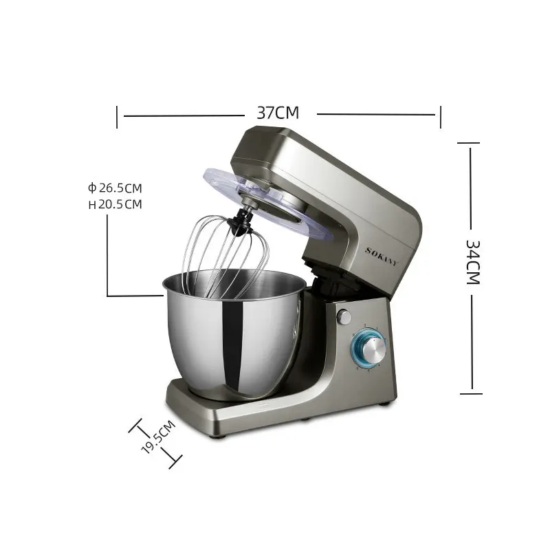 Stand Mixer Küche Professional Digital China Kuchen zum Backen Edelstahl Rühr schüssel Verkauf Sokany 1500w kommerzielle Lebensmittel