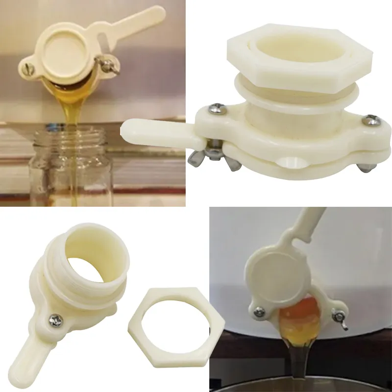 Bienenzucht ausrüstung Kunststoff-Honigs chieber Honey Extractor Honey Tap Imkerei-Abfüll werkzeug