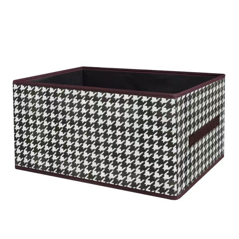 Houndstooth storage box