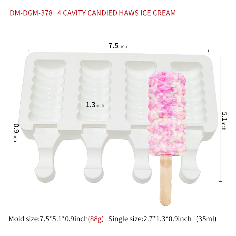 2-4 cavity ice cream mold