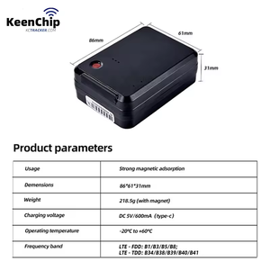 Keenchip 10000 mAh 4G yaygın olarak kullanılan hassas konumlandırma aşırı hız alarmı filo yönetimi gps izci - Product Image 4