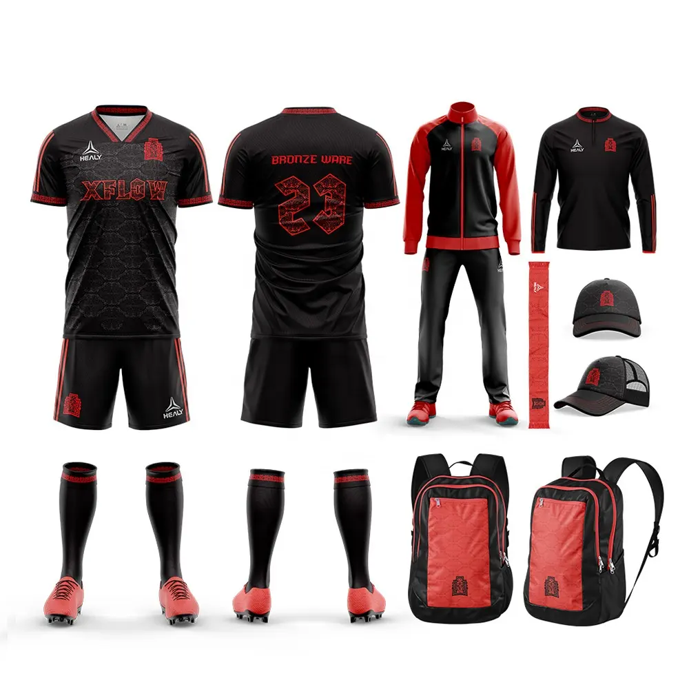 Maglia da calcio personalizzata da uomo a 2023 2024 kit da calcio Set completo kit da calcio per squadre retrò divisa da allenamento di calcio