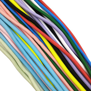 Cordón de macramé, cuerda compuesta de poliéster hilado de aspecto similar, 8mm, 10mm, estampado personalizado, Sudadera con capucha, cuerda, cordón redondo personalizado trenzado - Product Image 2