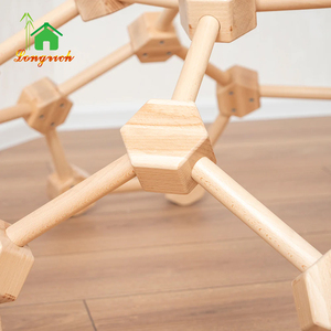 Örümcek <span class=keywords><strong>Web</strong></span> piklers üçgen çocuklar kapalı oyun alanı ahşap tırmanma doom Montessori kapalı tırmanma çerçeve - Product Image 3