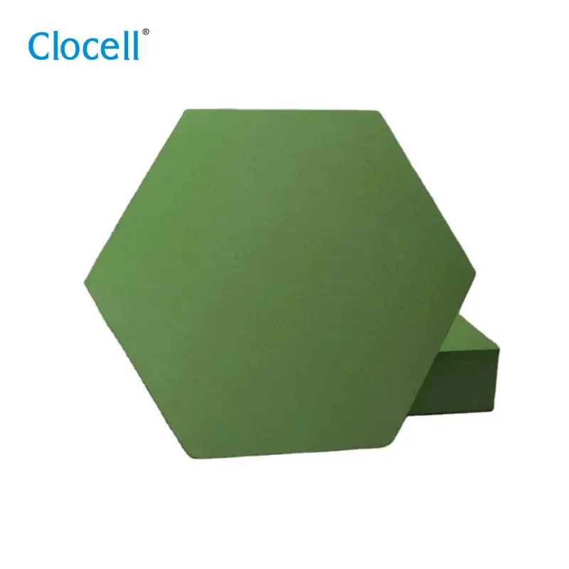 Clocell Acoustic panels for ceiling system / Hexagon shape suspended acoustic fiberglass ceiling tiles