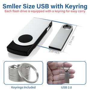 Ücretsiz örnek taşınabilir toptan Pendrive 32Gb 64Gb 2.0 Flash bellek kalem sürücü Cle Usb sopa döner Usb Flash sürücü - Product Image 5