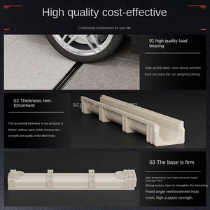 Kênh thoát nước bằng nhựa ngoài trời cường độ cao sản xuất tại Trung Quốc - Product Image 3