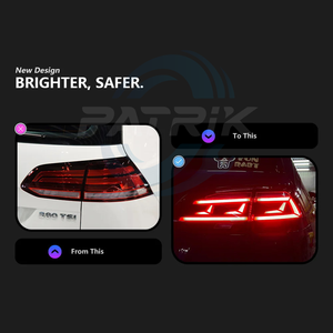 VWs Golfs GTI MK5 MK6 MK7 için Led farlar MK7.5 Polo halojen sol sağ meclisi OEM değiştirme - Product Image 2