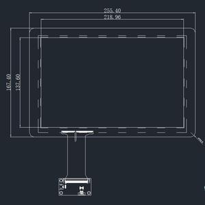 防水10.1英寸汽车多点触控控制面板电容式液晶触摸屏