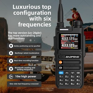 <strong>Baofeng</strong> <strong>UV</strong>-26 Outdoor GPS Walkie-Talkie Self-Driving with for Bluetooth Frequency Writing Type-C Direct Charging One-Click - Product Image 4