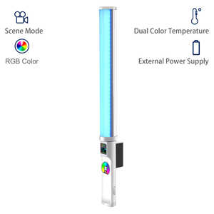 GVM-T20R ışık 20W RGB led ışık çift renk değnek led ışık - Product Image 3