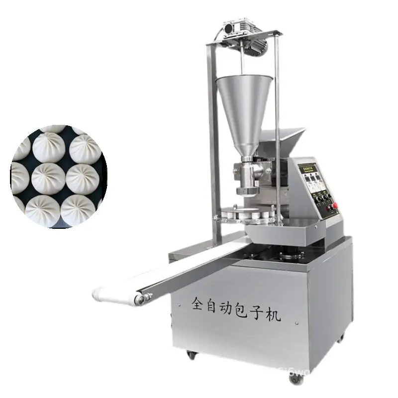 Otomatik domuz doldurma çin Baozi buğulanmış topuz yapma makinesi/Bao Bun yapma makinesi