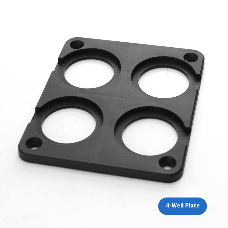 Tablero de modificación negro de cuatro orificios.