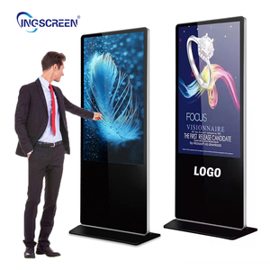 INGSCREEN açık iç mekan LED ekranı LCD monitör reklam Kiosk oyuncu paneli zemin ayakta dijital tabela ve ekran - Product Image 2