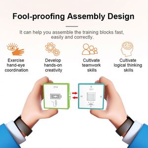 Stem <strong>Science</strong> Toy Logic Thinking Training 6 Axis Power Set Electronic <strong>Building</strong> <strong>Block</strong> for Kids - Product Image 2