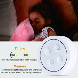 3AA pil işletilen RGB renk değiştirme kabine aydınlatma altında kablosuz LED pak ışığı uzaktan kumanda ile - Product Image 4