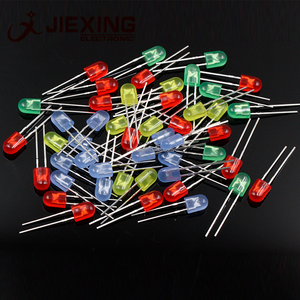 5 มม.LED สีแดง Diffused รูปไข่สำหรับจอแสดงผล LED โมดูล LED ไดโอด 5*4*6mm 2pin - Product Image 3