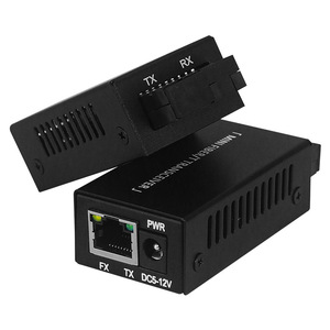 Monitoreo TCP FTTH Mini transceptor de fibra óptica convertidor de fibra única convertidor de medios Gigabit - Product Image 4