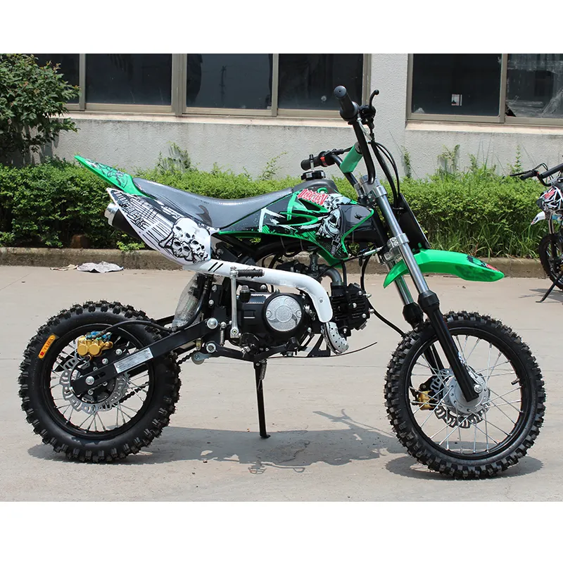 Off Road Xe Máy Trung Quốc Giá Rẻ Cross Mini Dirt Bike 14-12 Bánh Xe 125cc Gas Powered Thể Thao 125cc Dirt Bike
