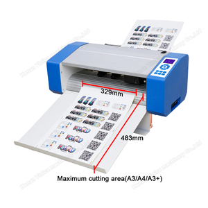 高速自動送りシートラベルカッターダイステッカービニール切断機広州 - Product Image 6