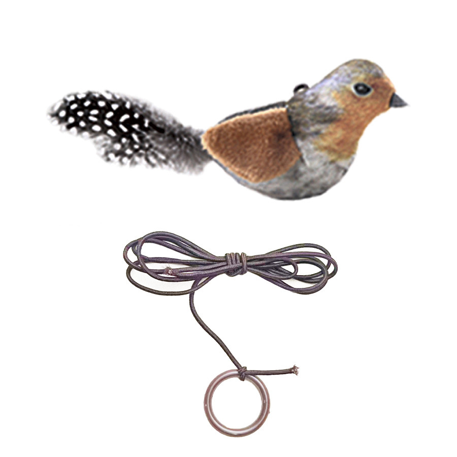 Bracelet oiseau marron