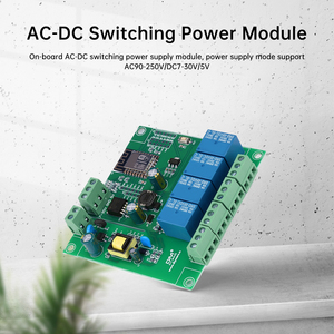 ESP8266 Drahtloses WIFI-Relais modul 4-Kanal-ESP-12F Entwicklungs platine AC/DC 5V/7-28V/5-80V E-WeLink APP-Fernbedienung - Product Image 3