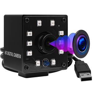 ELP 2MP 1080P kızılötesi geniş açı USB kamera CMOS OV2710 MJPEG 120fps/60fps/30fps yüksek kare hızı gece görüş USB - Product Image 1