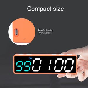 ACCT özel renk Logo Mini LED Tabata Fitness spor zamanlayıcı 1-Digit geri sayım dijital aralığı spor egzersiz mutfak zamanlayıcı - Product Image 2