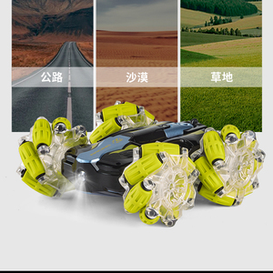 ของเล่นรถผาดโผน4WD สองด้านสำหรับเด็ก360หมุนได้2.4กรัมตรวจจับ360 RC หมุนได้2.4กรัม - Product Image 5