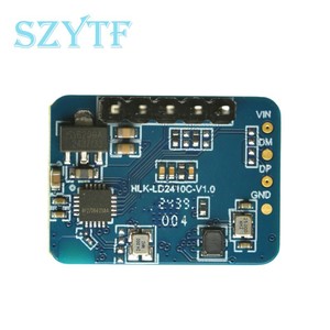 Módulo de detección de movimiento del sensor de radar de estado de presencia humana milimétrica FMCW de onda de 24GMM LD2410C de 1/2" - Product Image 2