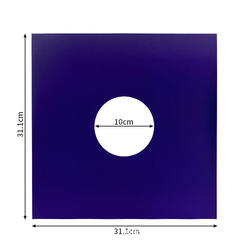 Perforado azul de 12 pulgadas (10 por paquete)