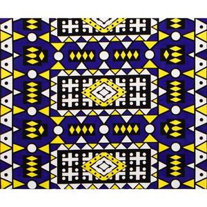 Super Java Anti-Pille African Wax Print Stoff 6 Yards Solid Pattern Ankara Holland ais für Heim textilien - Product Image 2