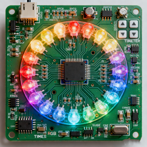 โมดูลpcb อเนกประสงค์พร้อมไมโครชิปอาร์ค LED และจอแสดงผลแบบดิจิตอลสำหรับการใช้งานเครื่องวัดเวลา - Product Image 4