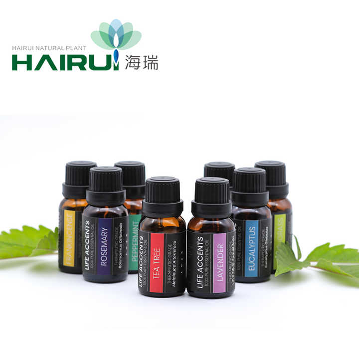 Aceites difusores orgánicos de 10ml, juego de regalo de masaje aromático puro 100% Natural, aceite sin caja, aceites esenciales