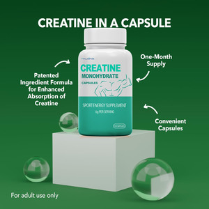 อาหารเสริมก่อนออกกำลังกายผลิตตามสั่งแคปซูล Creatine Monohydrate รองรับการเจริญเติบโตของกล้ามเนื้อ - Product Image 6