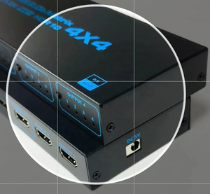 4X4 4K HDMI Matrix 4 in 4 Out HDMI2.0b 4K 60HZ Switch Splitter Box EDID con control remoto - Product Image 3
