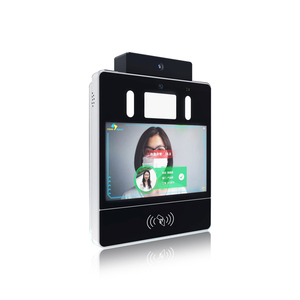 Presenza di tempo della macchina fotografica di riconoscimento di iris con rilevazione a 7 pollici della temperatura di sostegno del touch screen (IR8-TD) - Product Image 1