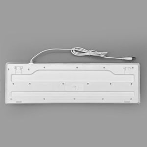 Teclado de ordenador básico con cable USB, tecla de entrada de una sola fila para Windows, PC y ordenador portátil, operación óptica, Material plástico - Product Image 6