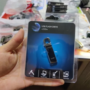 中国工厂批发8GB u盘流行金属设计，带OEM定制标志USB 2.0接口新记忆棒 - Product Image 1