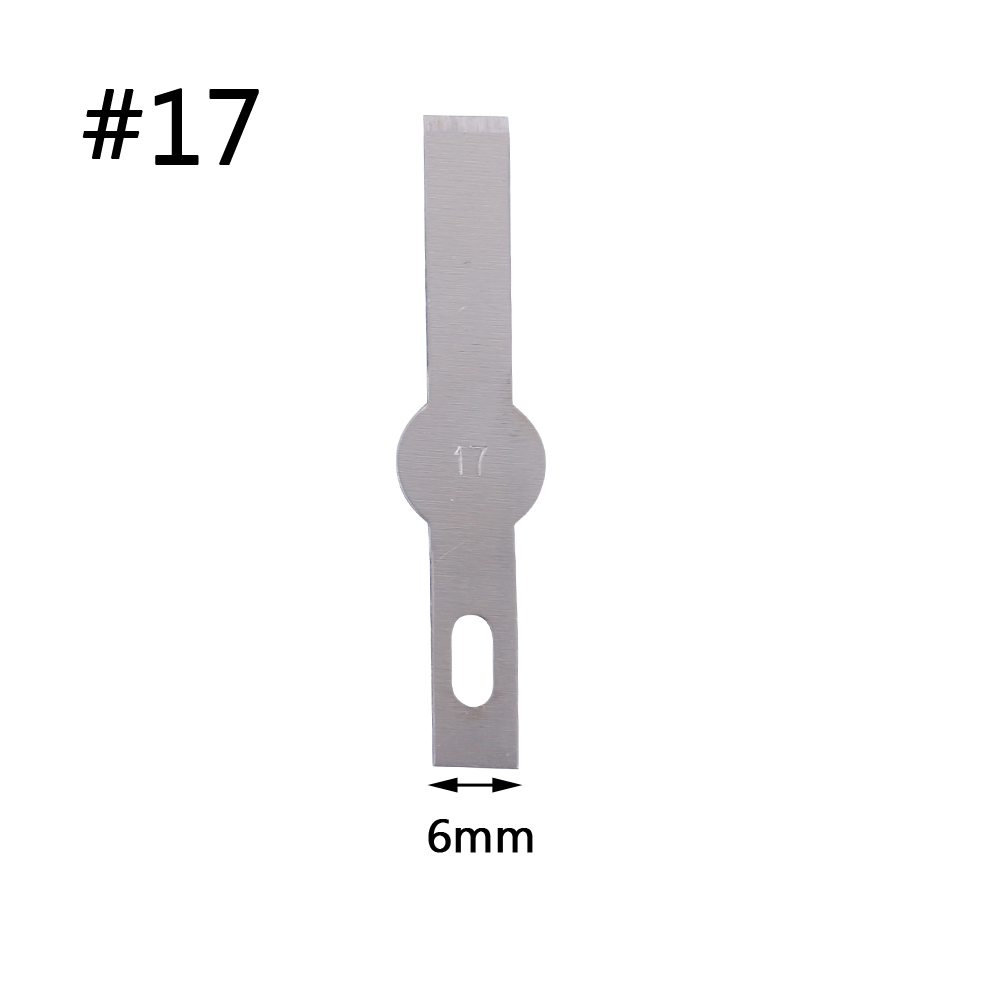 10pcs/lot Stainless Steel Blade for Wood Carving Engraving Craft Sculpture Knife Scalpel Cutting Tools for PCB Repair