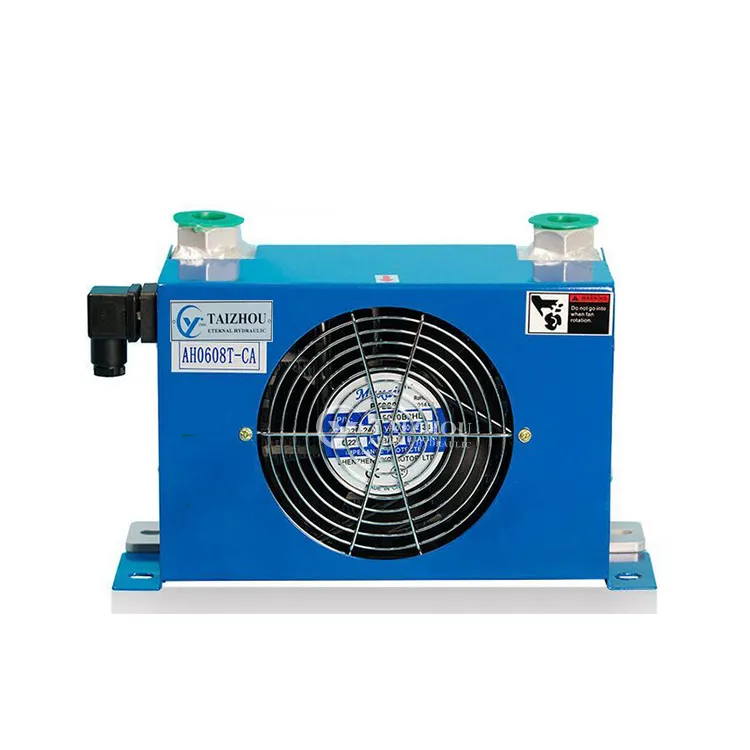 Enfriador de aire AH0608T-CA sistema de aceite hidráulico, disipador de calor hidráulico, refrigeración por aire