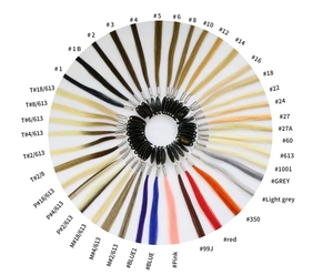 ผมต่อปลายเคราตินธรรมชาติแบบ100% ผมต่อแบบมีเคราตินผมจริงสีดำนาโน itip Y Y Y แบน F I U ดิบเคล็ด - Product Image 6
