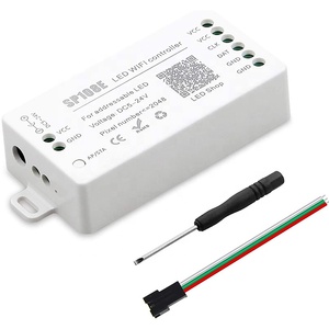 SP108E светодиодный контроллер Wi-Fi для WS2812 WS2813 SK6812 адресуемый RGB светодиодный пиксели - Product Image 1