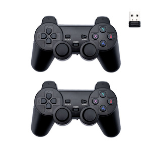 2,4g Cool Black Wireless PC Game Pad Gaming Controller para PC,Game Box Computer y TV Two in One Box Admite dos personas