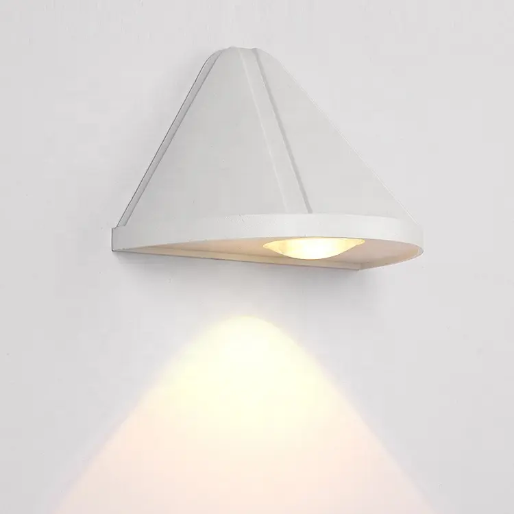 Lâmpada de led para decoração interna, 5w, lâmpada para parede com suporte para superfície