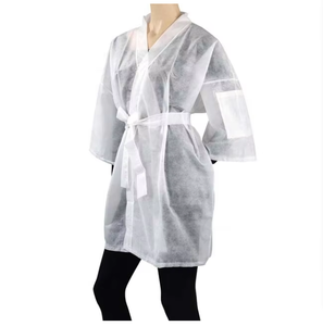 Best Selling PP 30g Black <strong>Kimono</strong> Single Use Spa Dressing Disposable <strong>Kimono</strong> and Bath Robe - Product Image 2